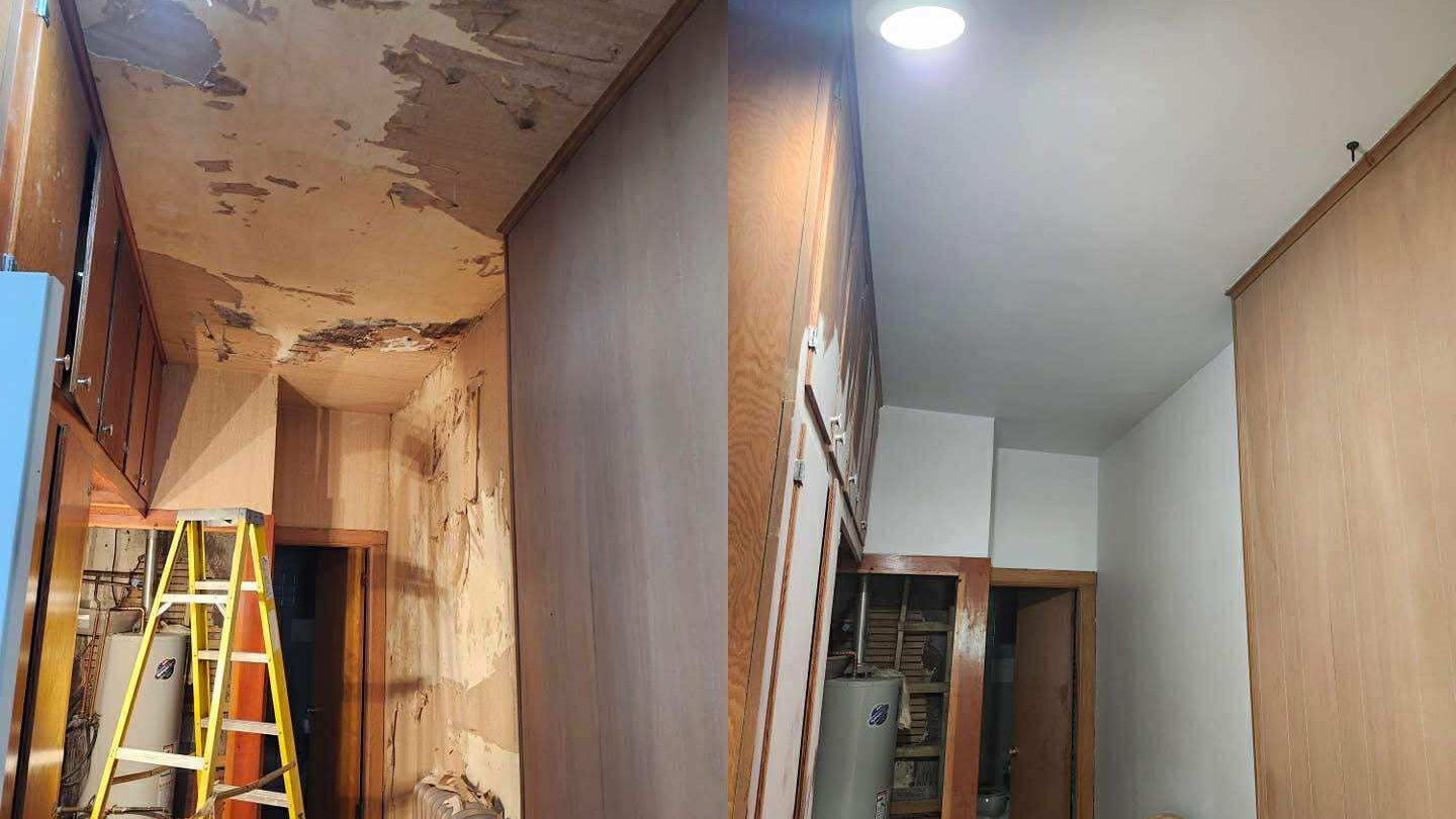 Before / After Drywall Repair