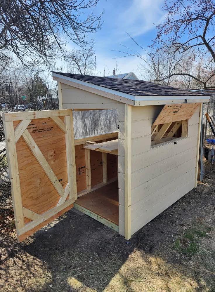 Custom Chicken Coop with Nesting Boxes