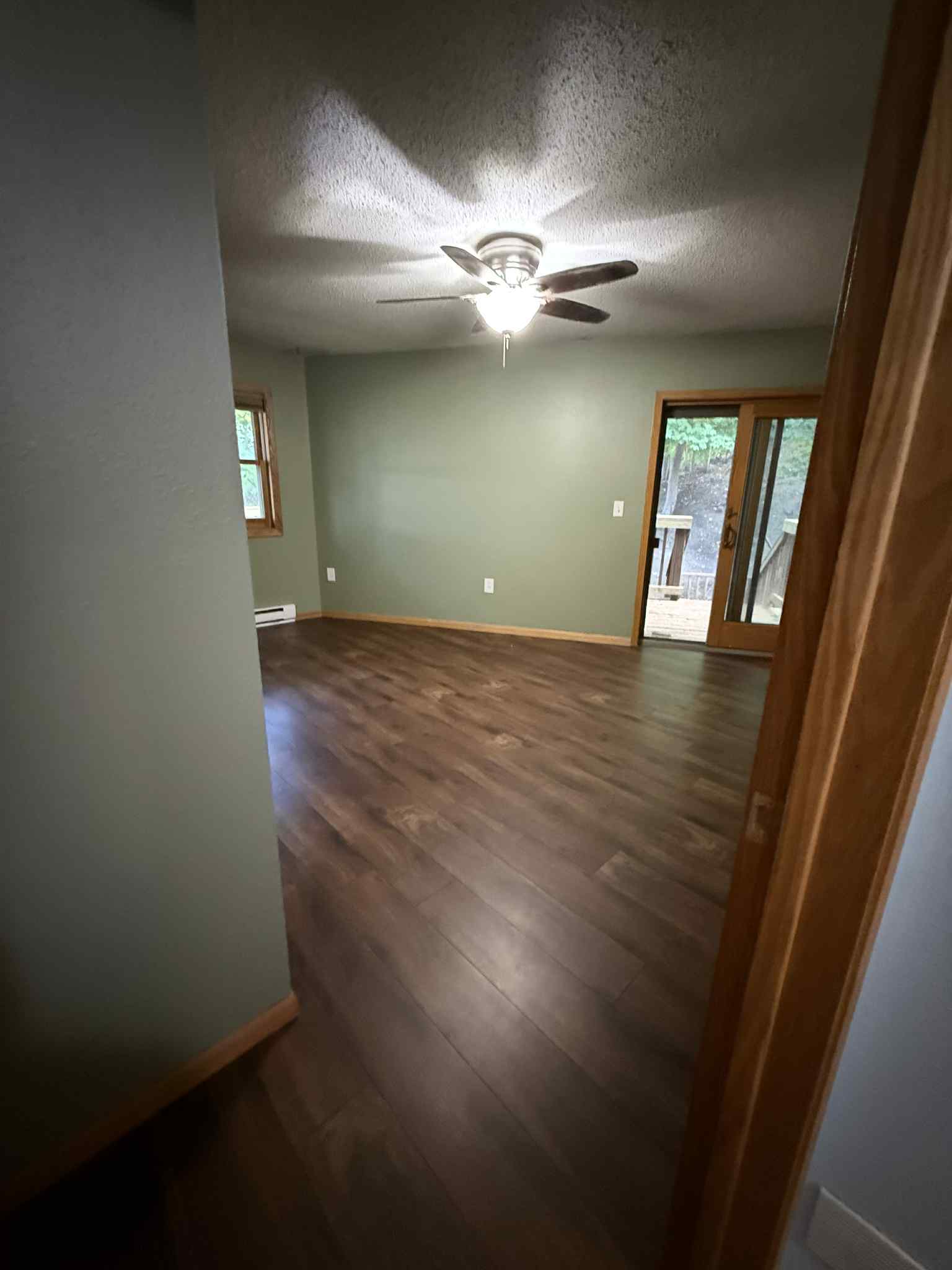 Wood floor refinishing